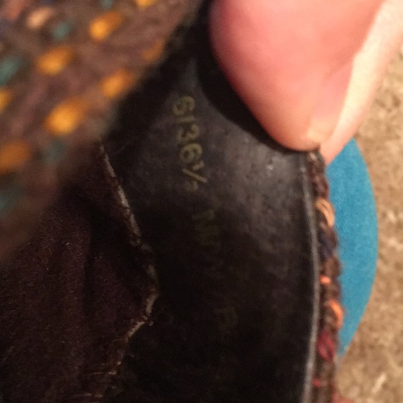 Born tweed clogs mules fall color 6 flats 36.5 - Picture 9 of 11